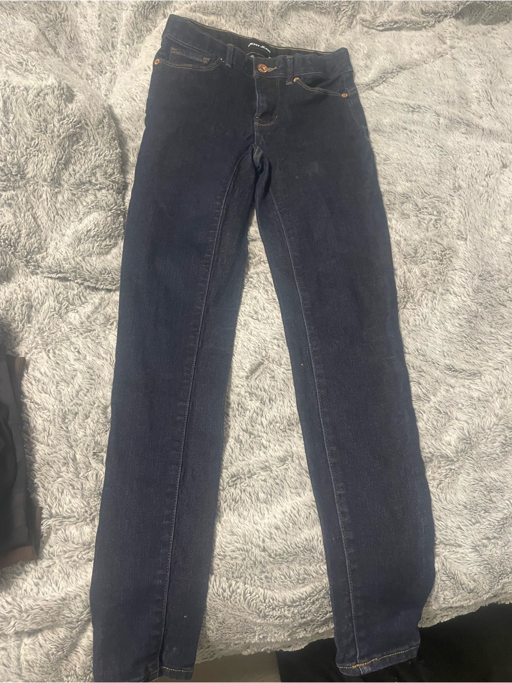 DKNY Women's Dark Indigo Skinny Jeans